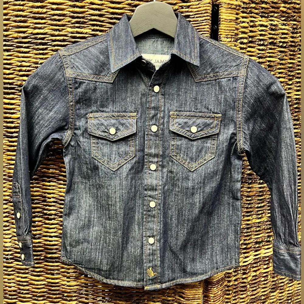 Cody James - Kids Button‎ up shirt with pearlized buttons-2T